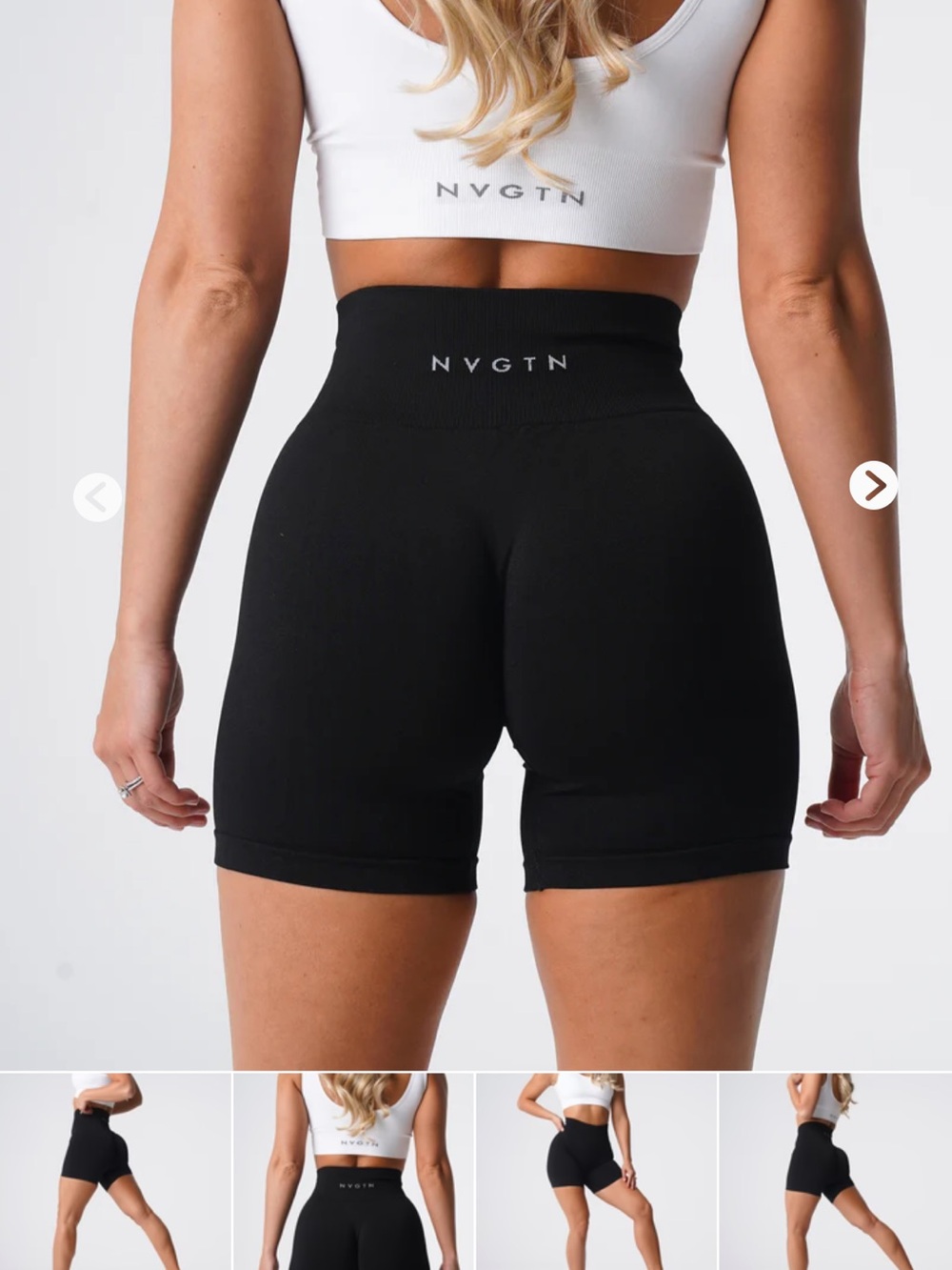 NVGTN Solid Seamless Shorts